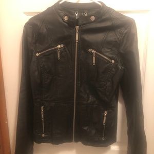Jou Jou Faux Leather Jacket (juniors) Size Small